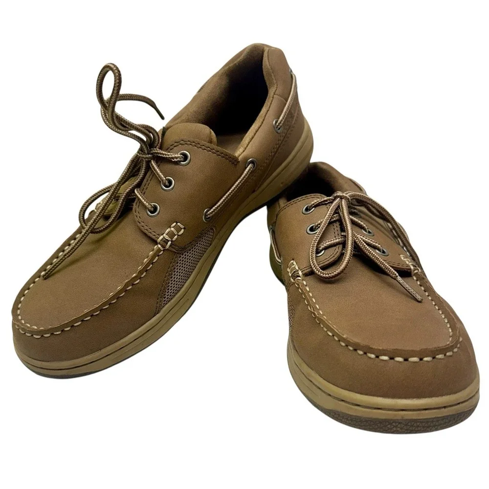 Men's Flex Step Benjamin‎ Boat Shoes Sz 10 M (0100-8006-105)